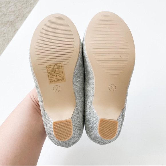 MarilynModa Silver Glitter Heels Jamie-K - Picture 4 of 10